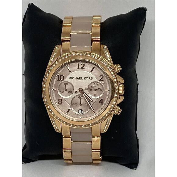 Michael Kors Blair MK5943 Women's Stainless Steel Analog Dial Quartz Watch JK400 - Picture 1 of 12
